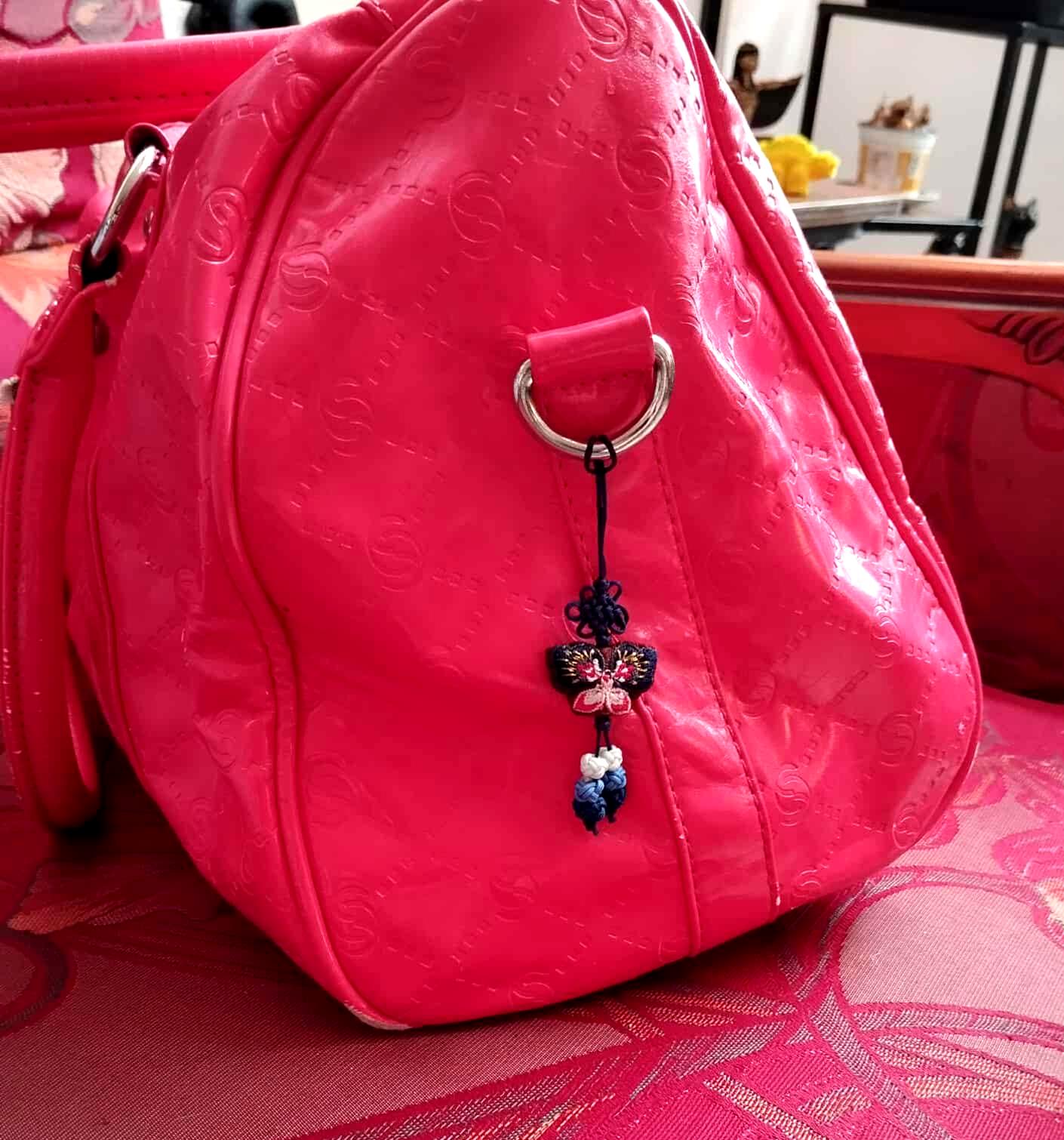 Marque-page (G)I-dle Miyeon (18x6 cm) fait main plastifié + Norigae coréen détachable