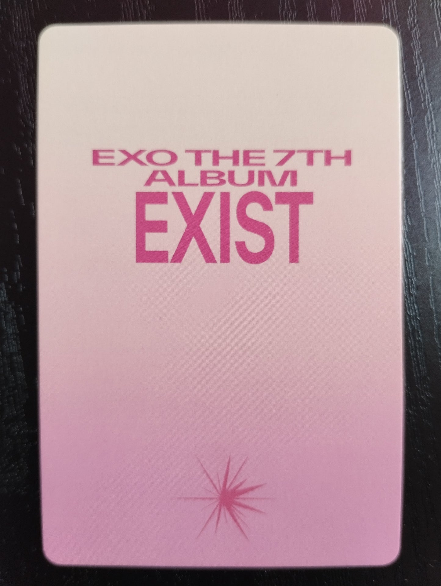 Photocard   EXO EXIST Cream soda