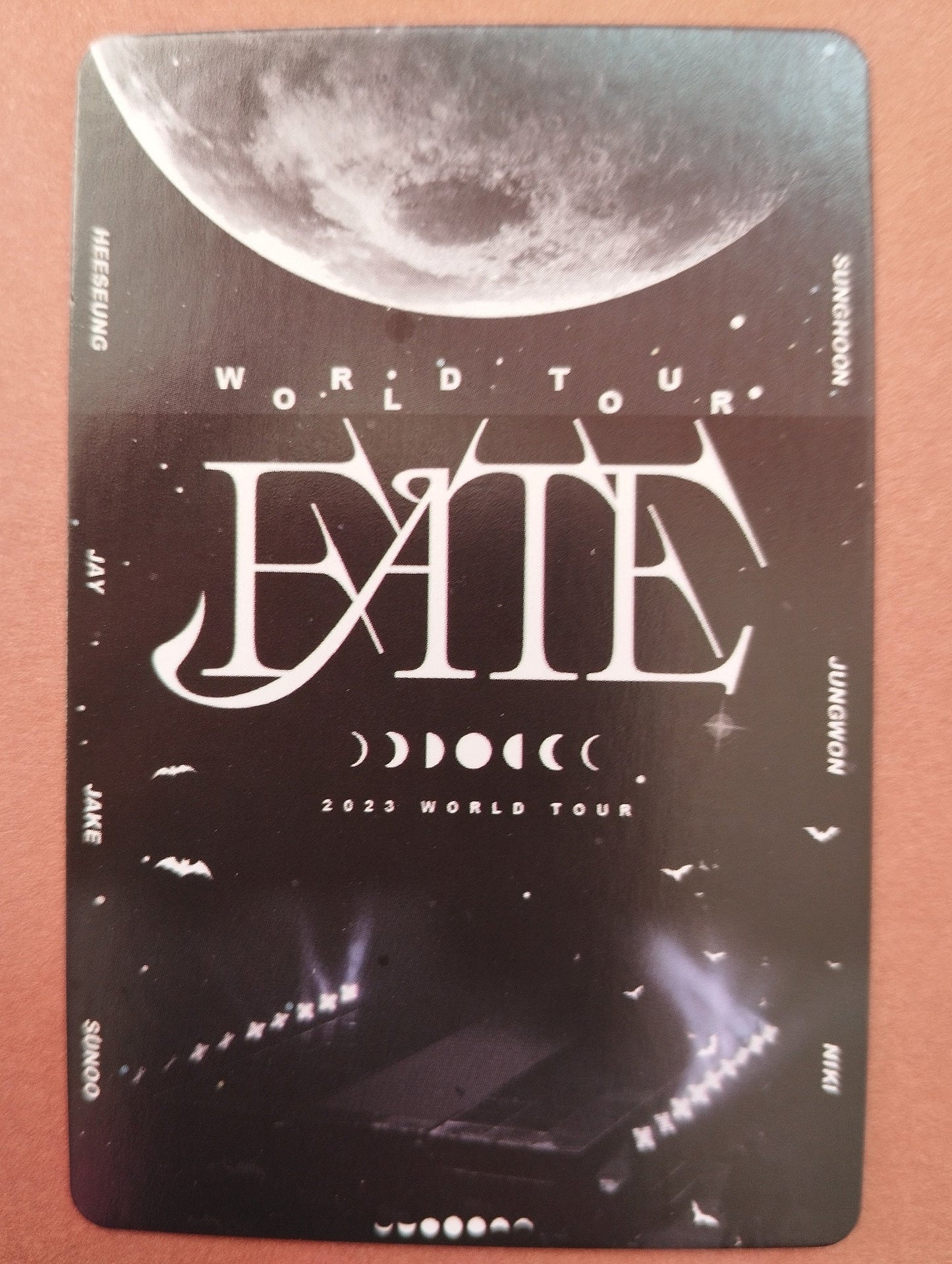 Photocard   ENHYPEN  2023 World tour Fate Sunghoon et Niki