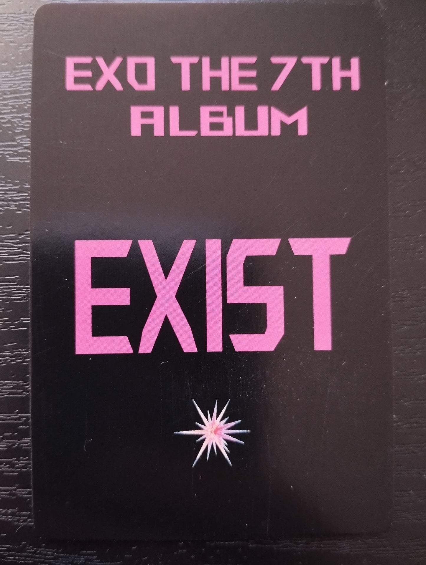 Photocard   EXO The 7th album EXIST Suho