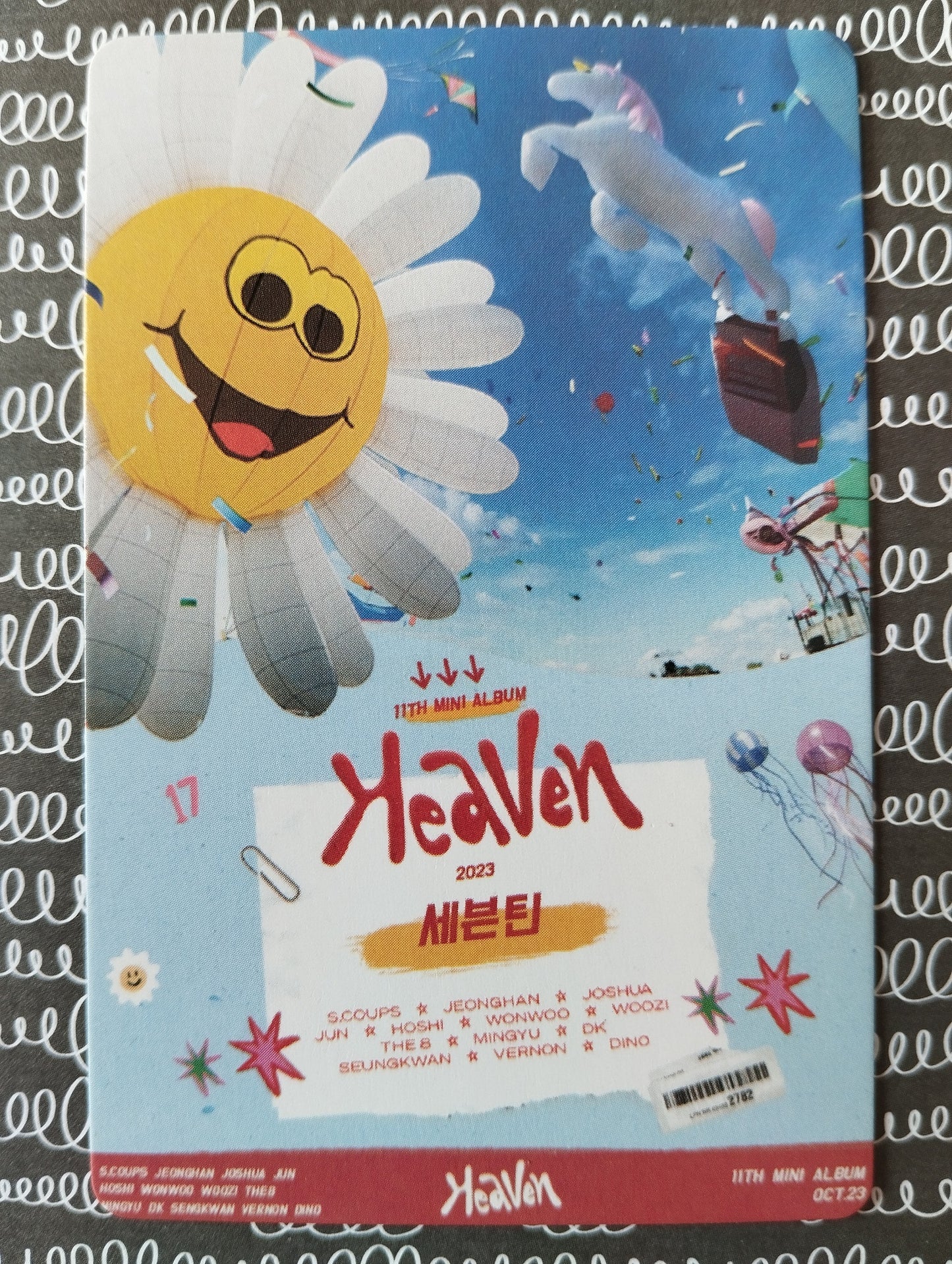 Photocard SEVENTEEN Heaven 11th mini album
