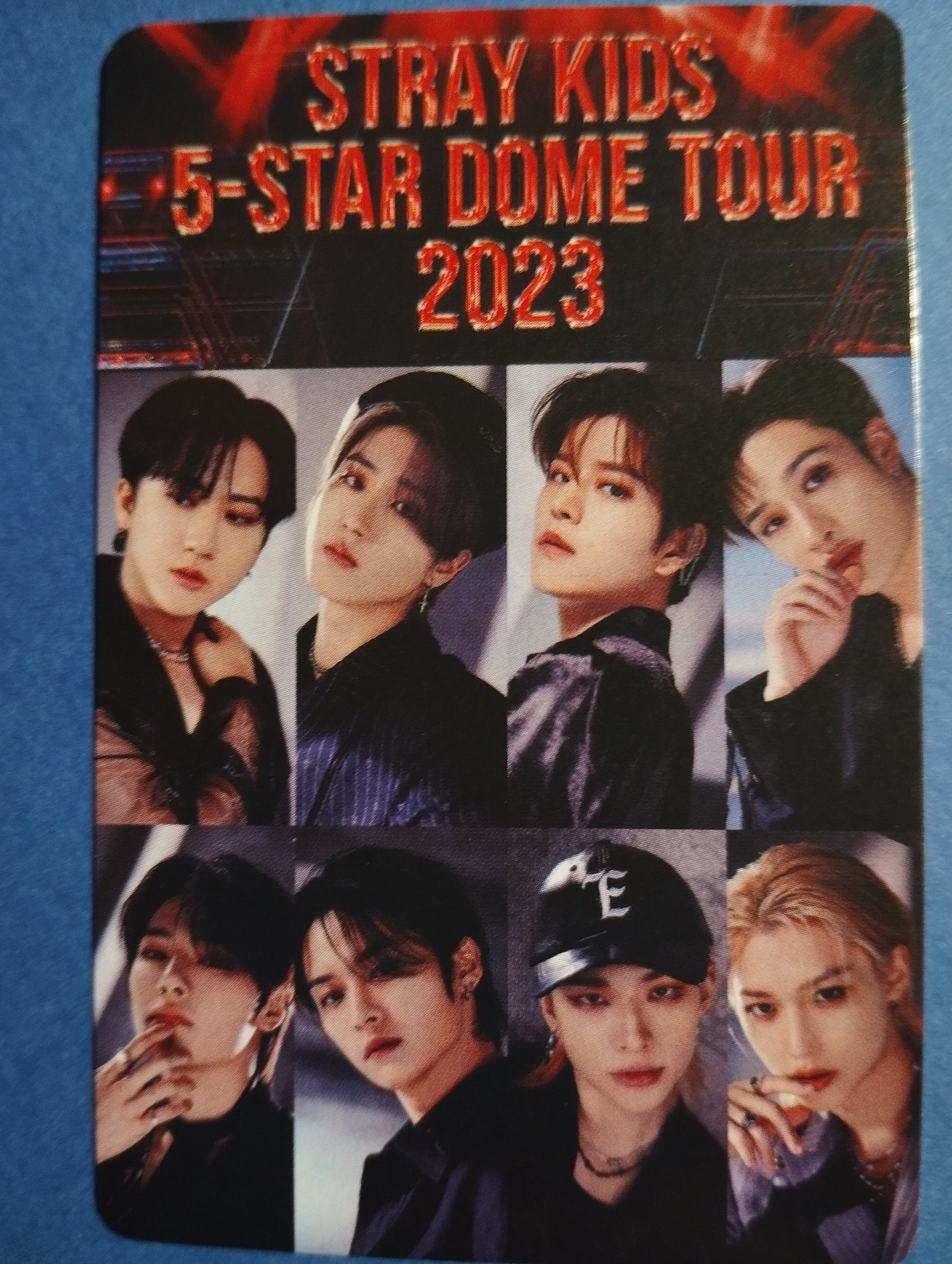 Photocard  STRAYKIDS 5-Star Dome tour 2023 Lee felix