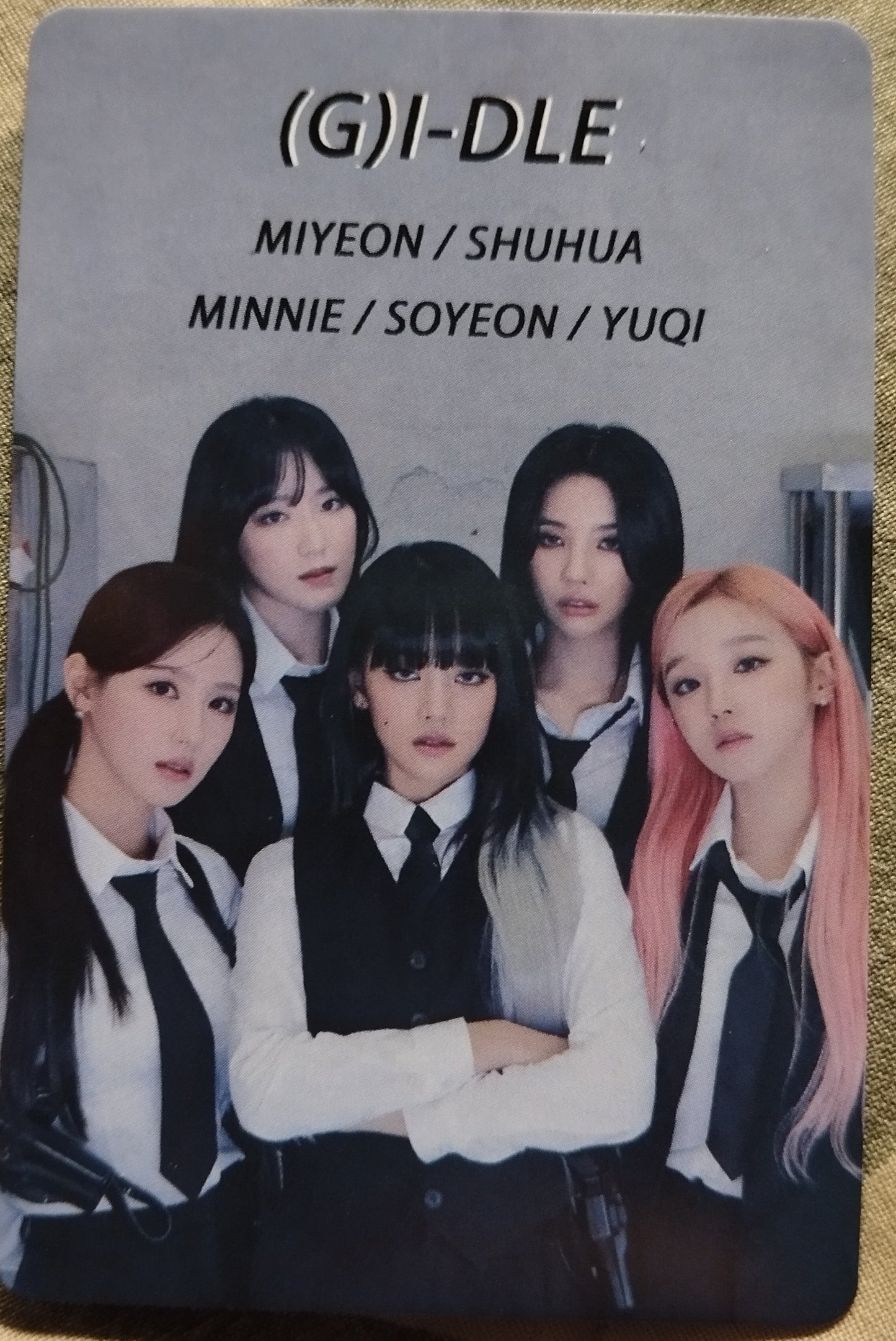 Photocard (G)I-dle Shuhua Minnie Soyeon
