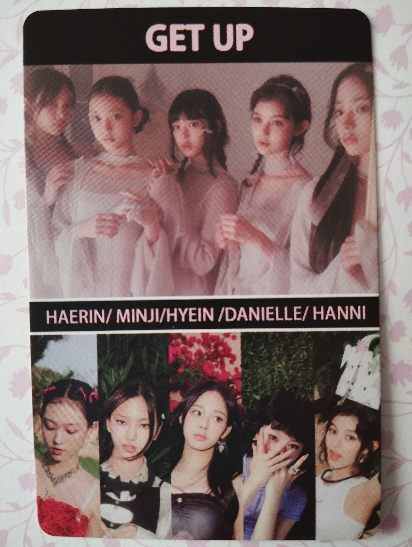 Photocard NEWJEANS Get up Haerin Minji Hyein