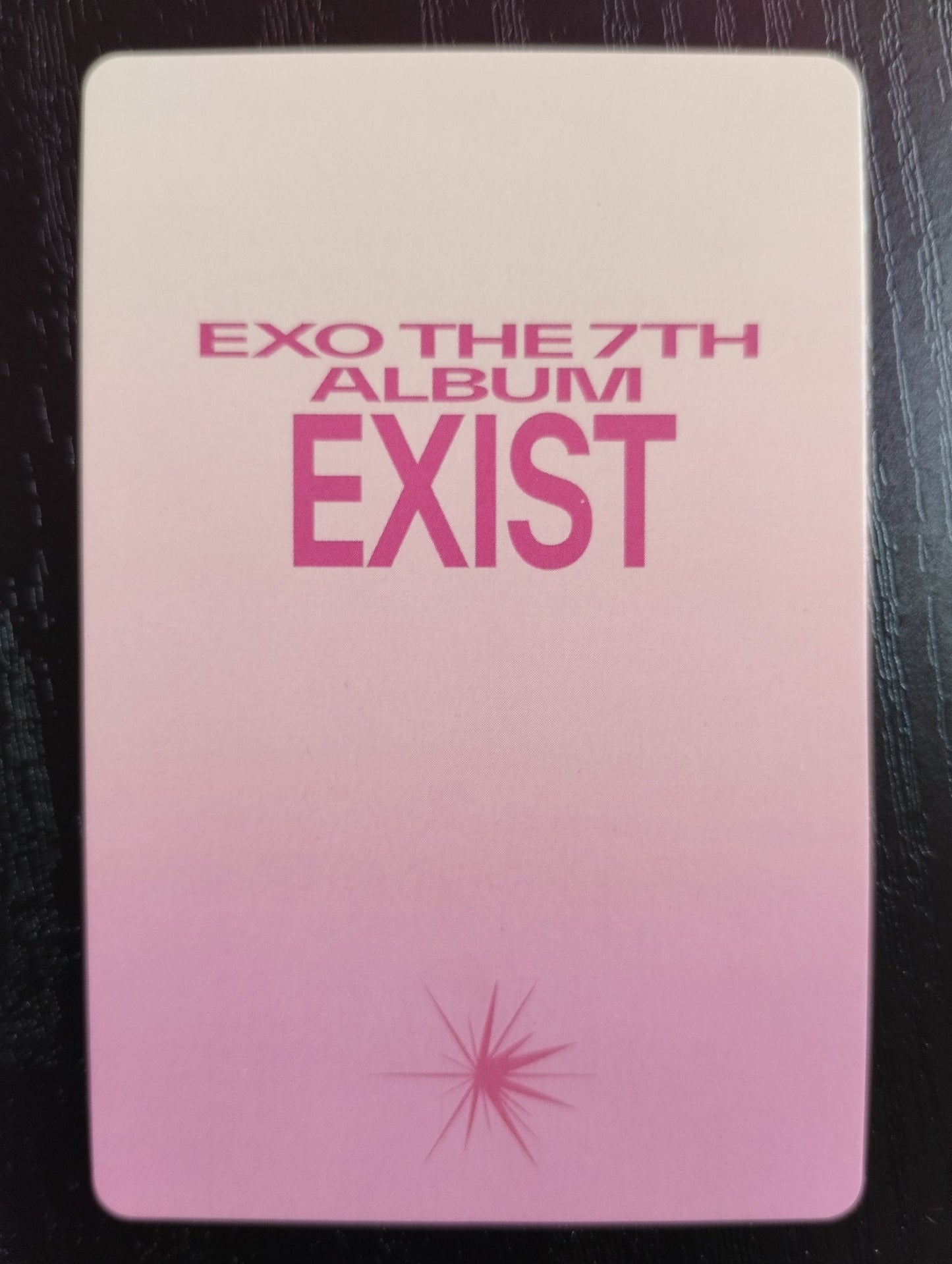Photocard   EXO EXIST Cream soda Suho
