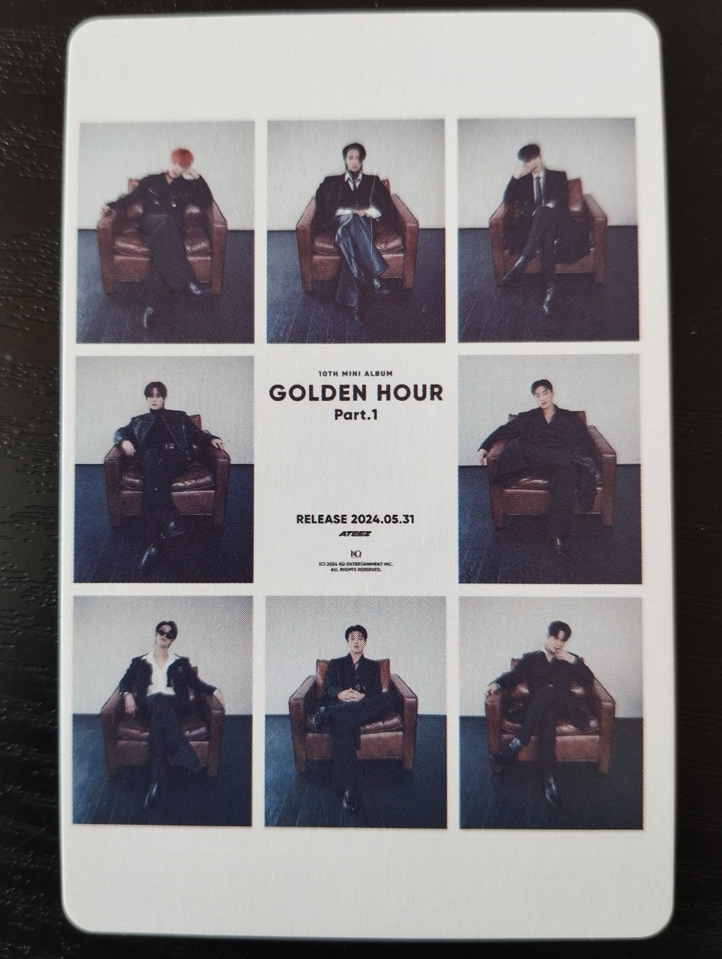 Photocard   ATEEZ  2024 Golden hour part 1