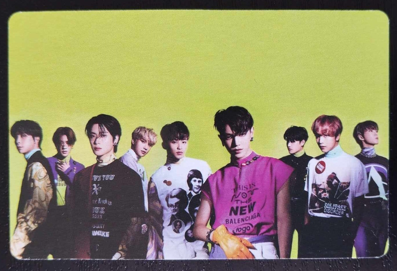 Photocard NCT 127 The third album Sticker