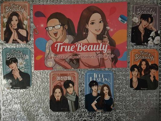 Set Reception 7 pièces Theme Webtoon True beauty