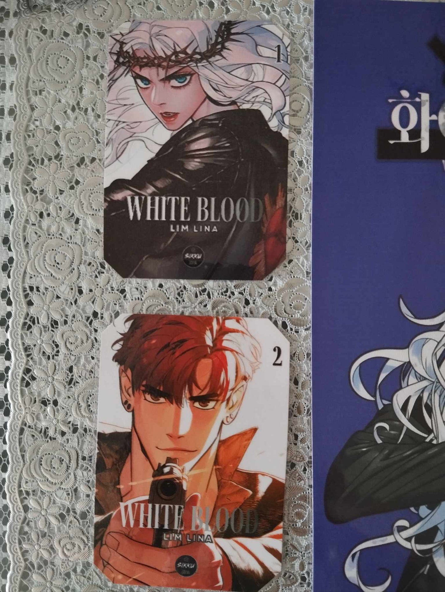 Set Reception 7 pièces Theme Webtoon WHITE BLOOD