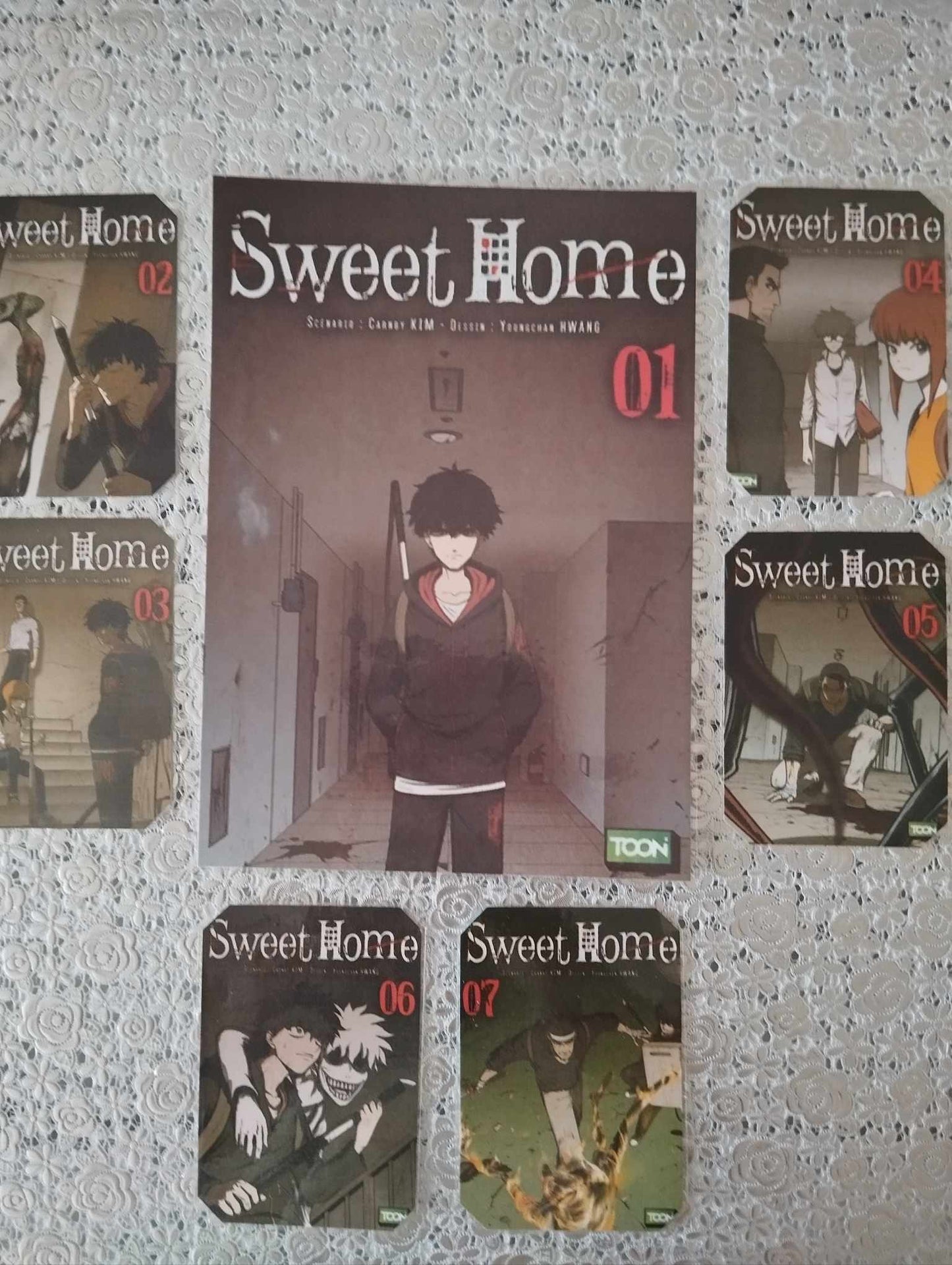 Set Reception 7 pièces Theme Webtoon SWEET HOME