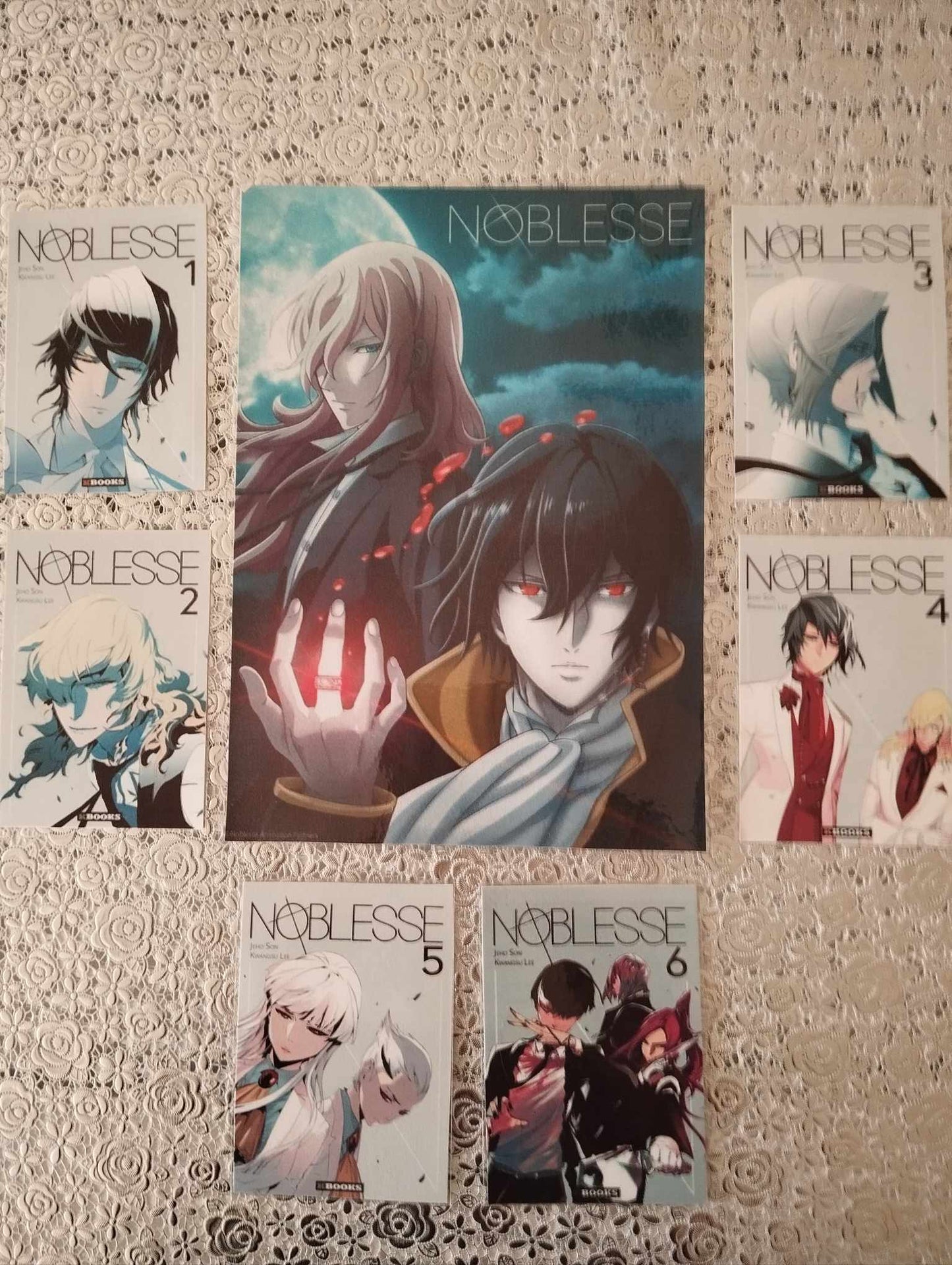 Set Reception 7 pièces Theme Webtoon Noblesse