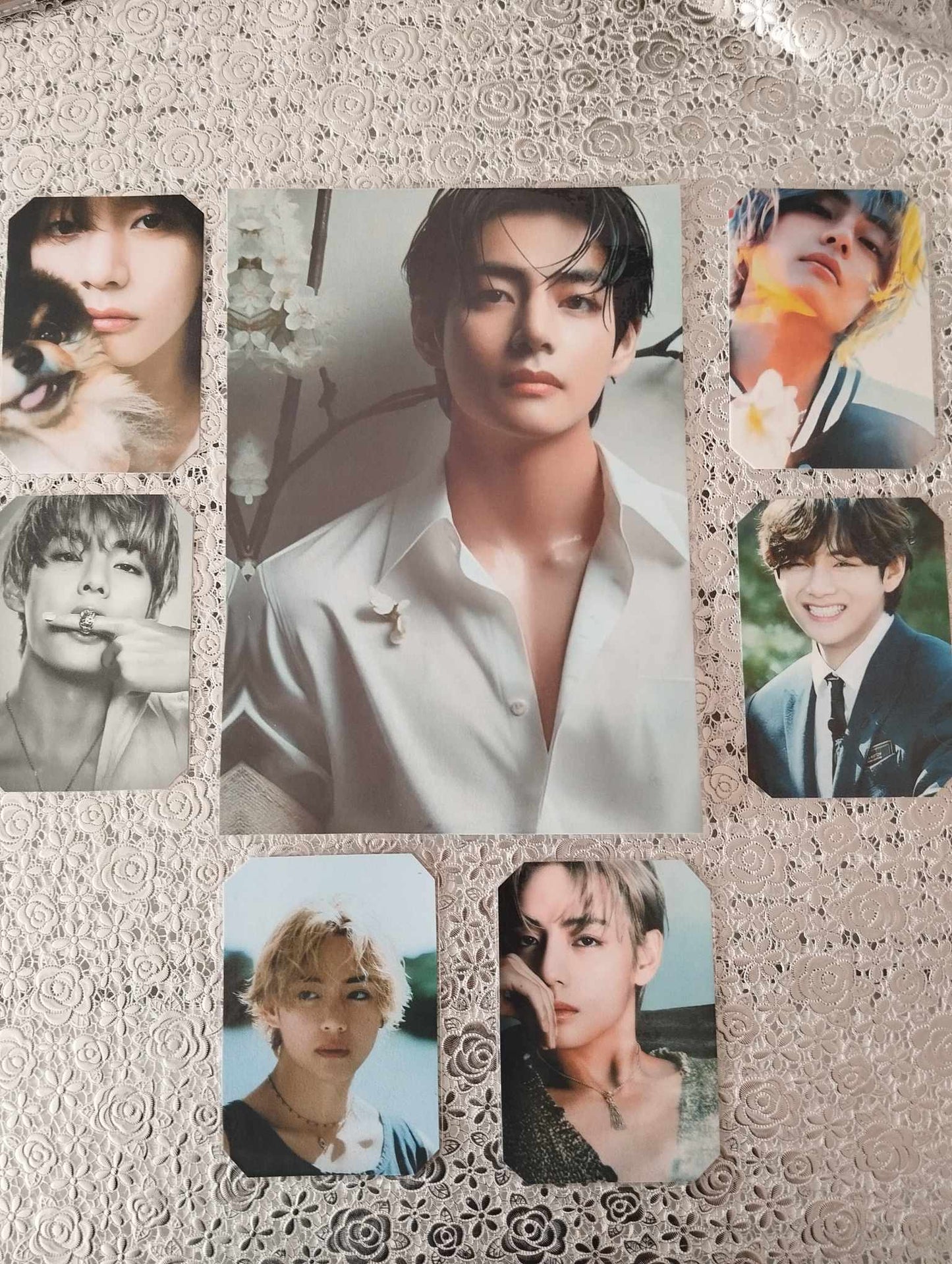 Set Reception ou décorations murales 7 pièces  K-POP BTS V Taehyung