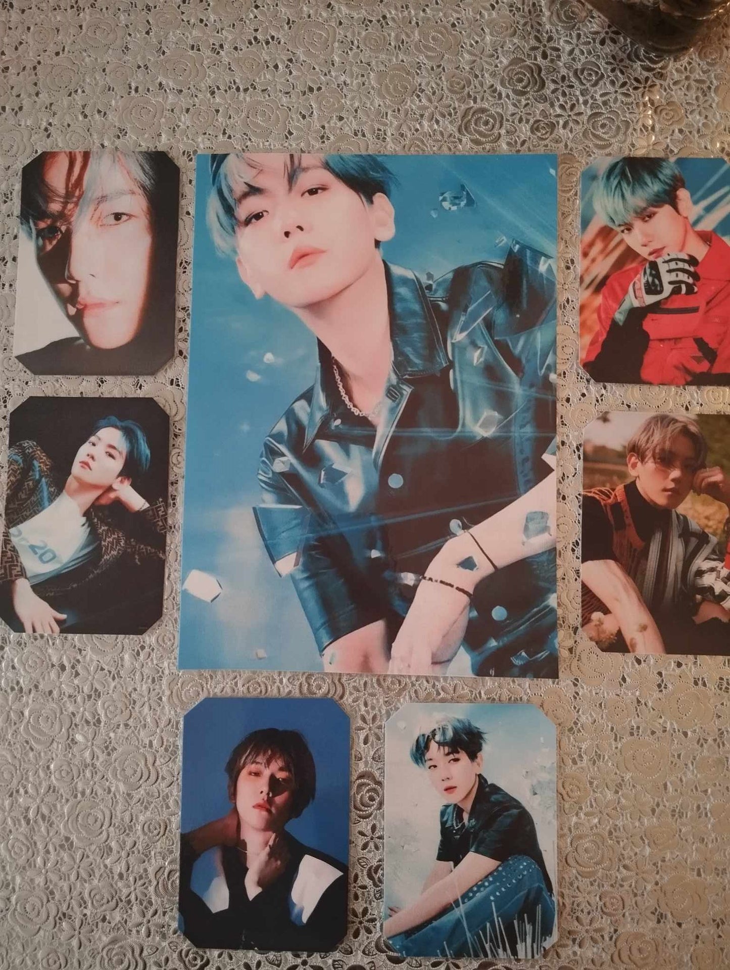 Set Reception ou décorations murales 7 pièces  K-POP EXO Baekhyun