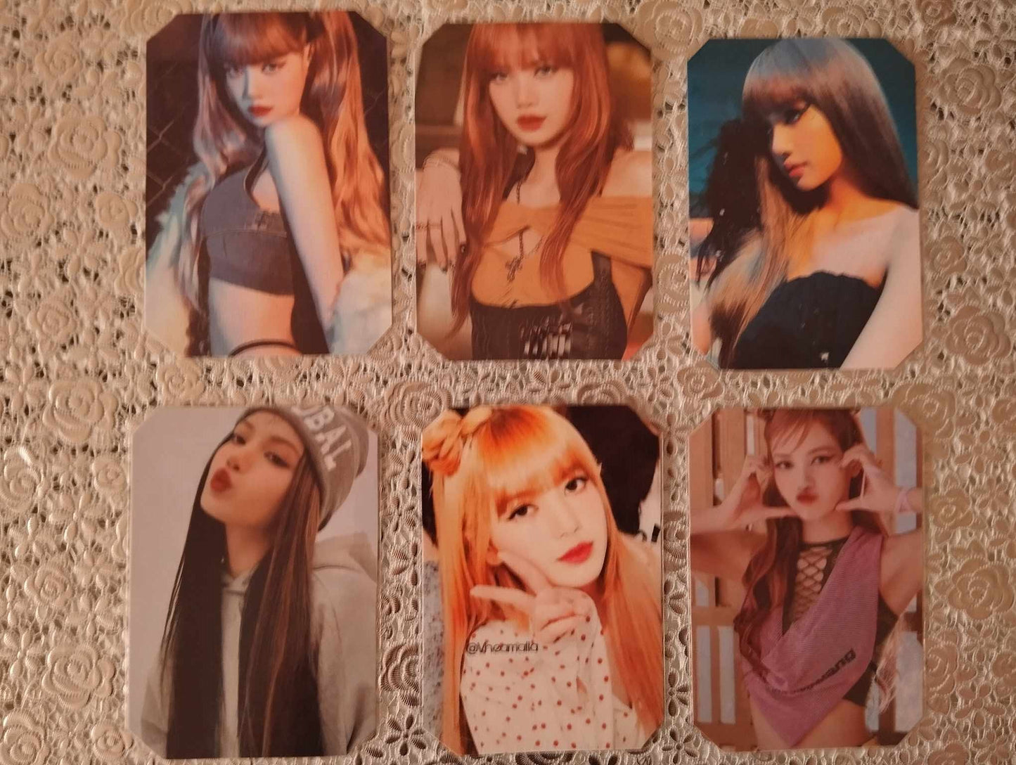 Set décoratif (ou Reception)  7 pièces  K-POP BLACKPINK Lisa