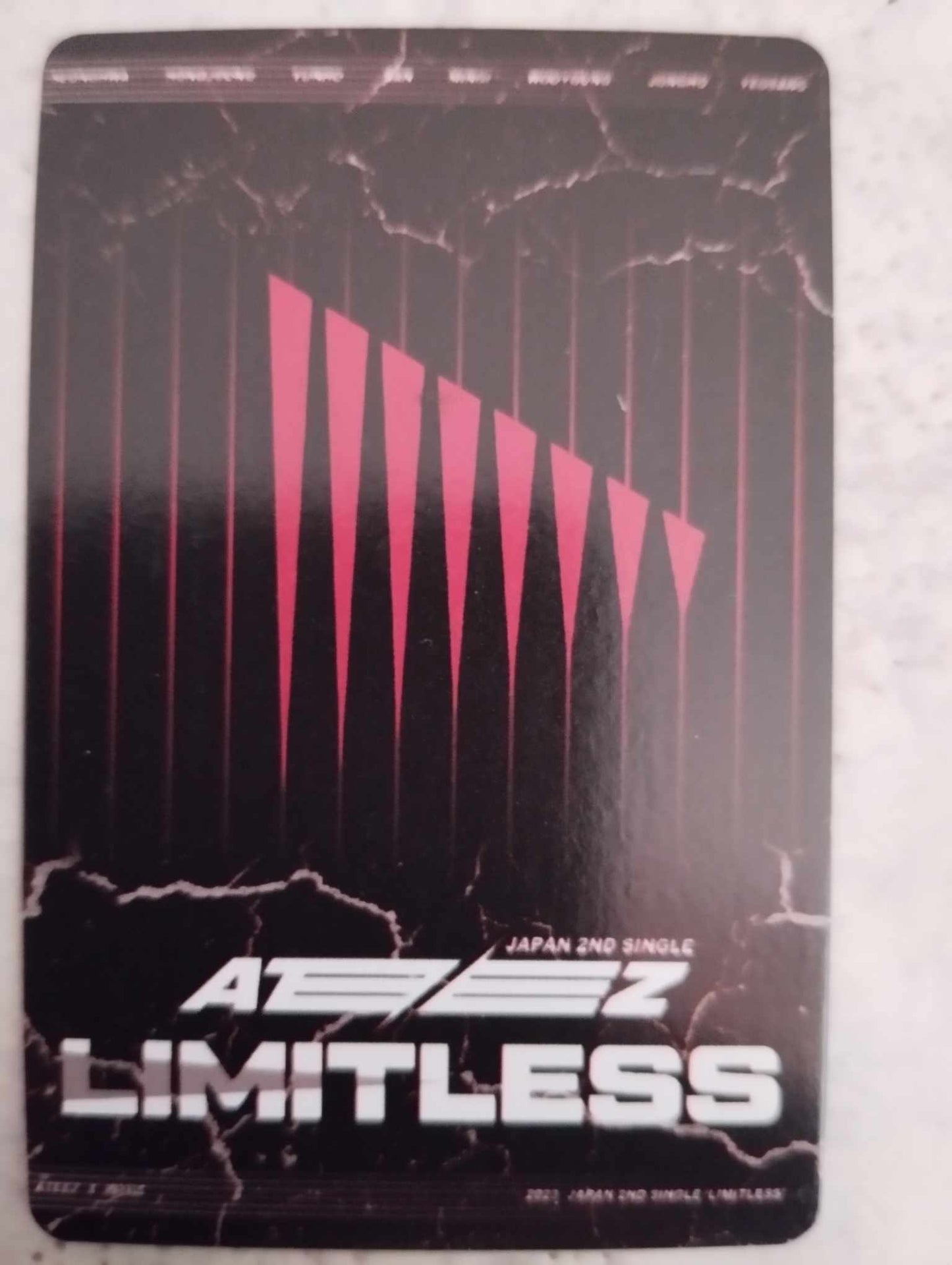 Photocard  ATEEZ  limitless  Mingi