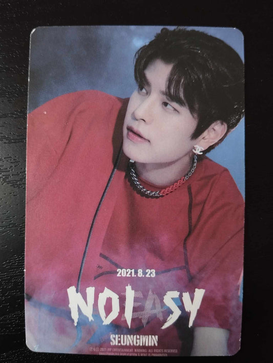 Photocard Straykids  no easy  SEUNG MIN