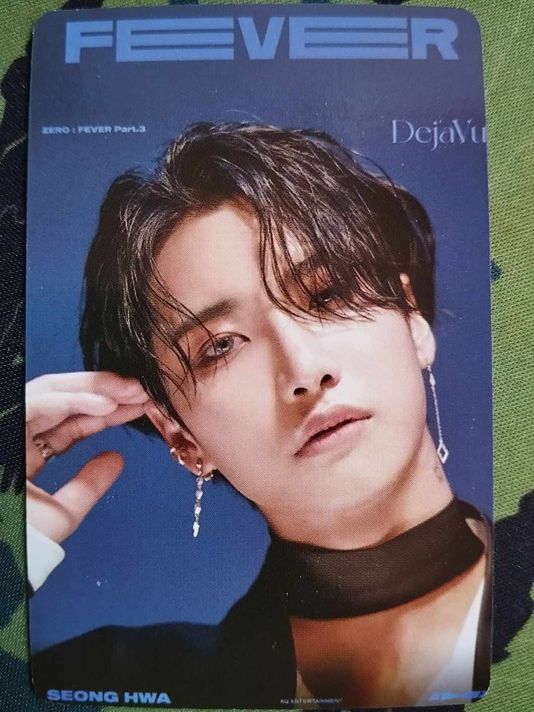 Photocard  ATEEZ  Fever part 3  Deja vu  Seonghwa