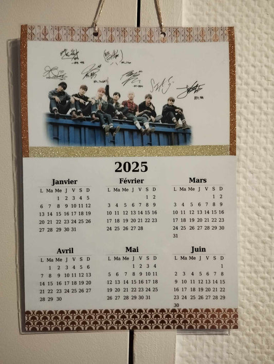 Calendrier 2025 BTS