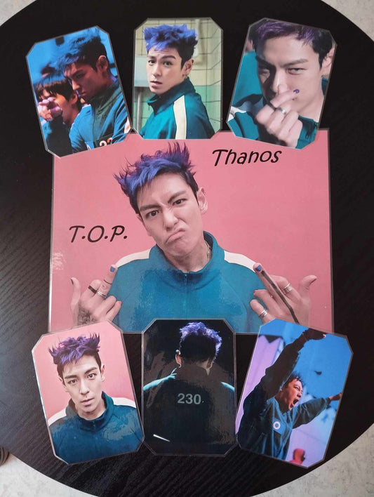 Set décoratif ou Reception  7 pièces  K-POP BIGBANG T.O.P. Seunghyun Thanos