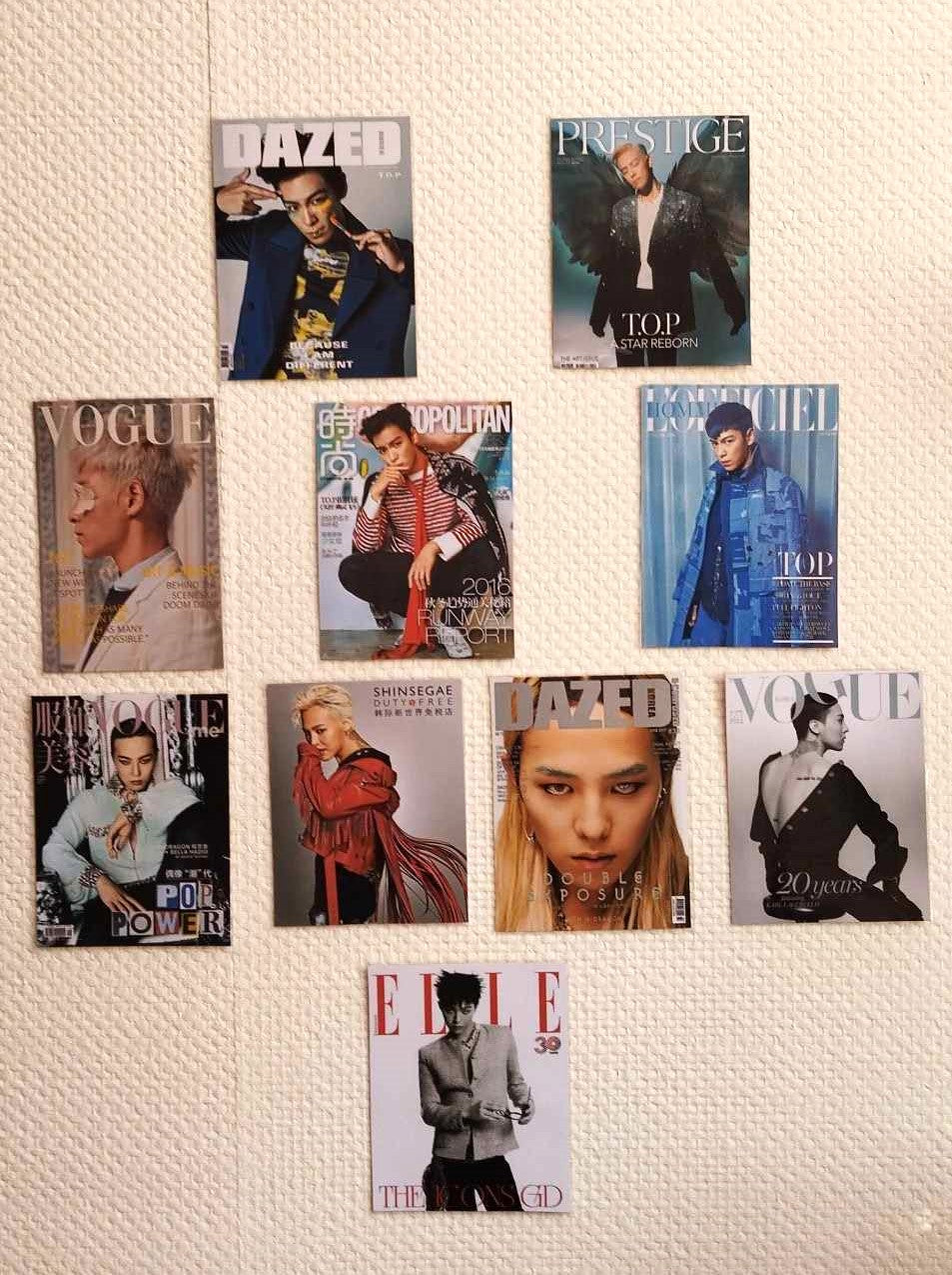 Lot 5 décorations K pop GOT7 Jay B