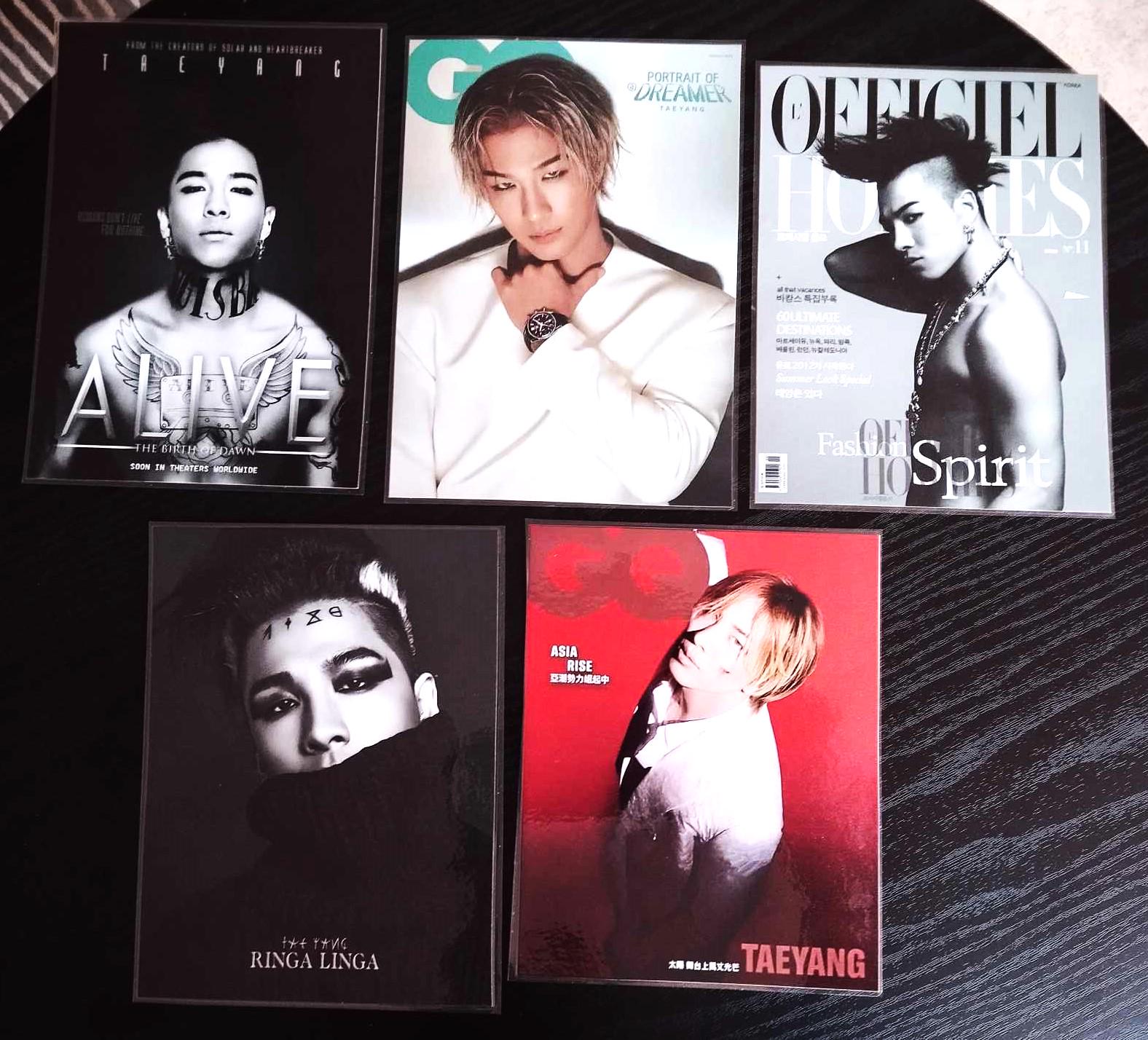main picture decoration set k pop bigbang taeyang vip