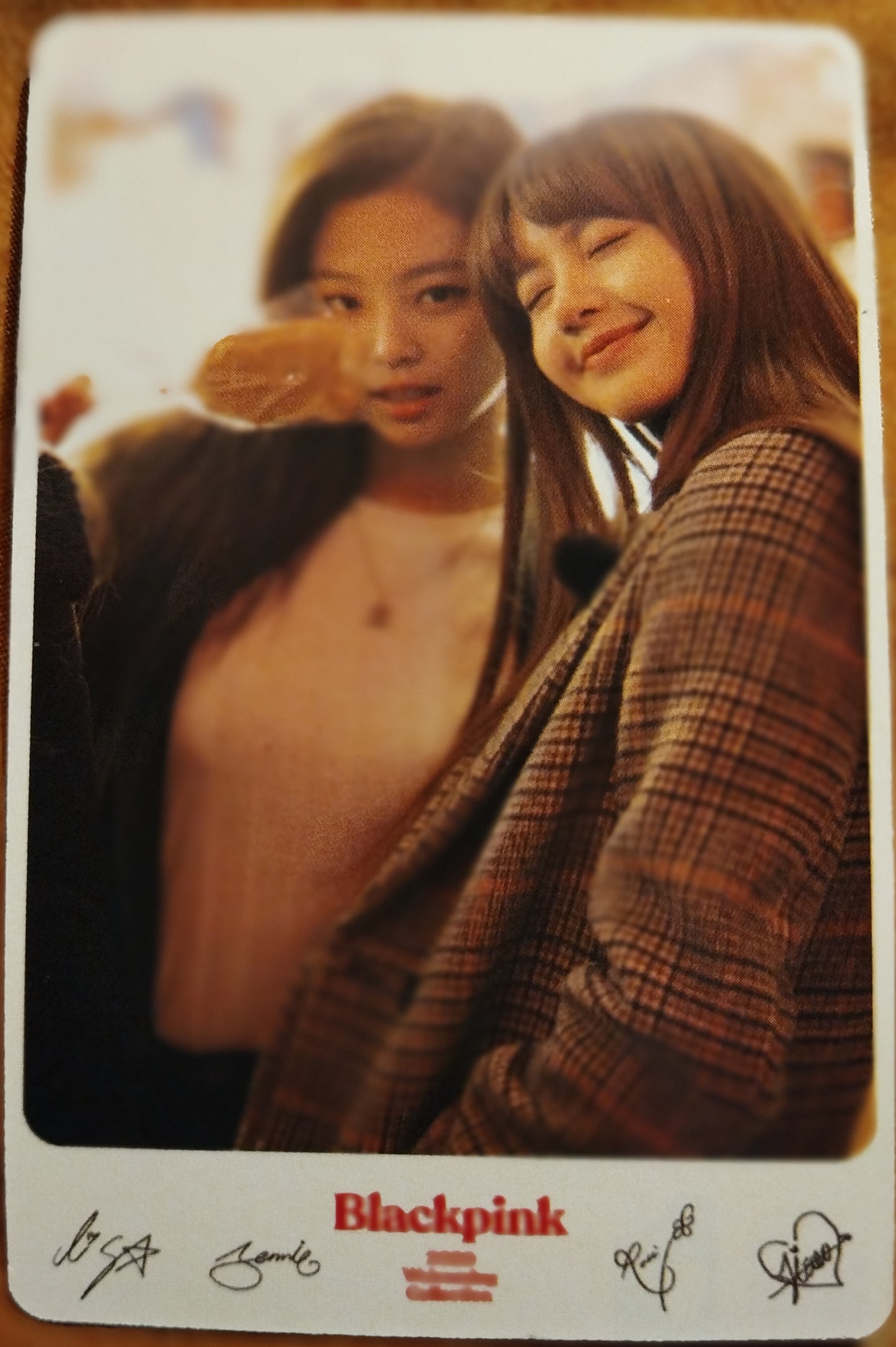 Photocard  BLACKPINK  2020 welcoming collection  Jennie  Lisa
