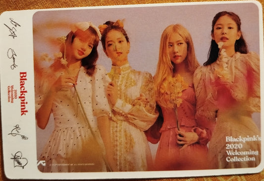 Photocard  BLACKPINK  2020 welcoming collection
