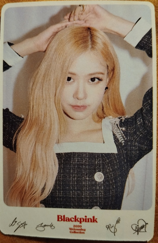 Photocard  BLACKPINK  2020 welcoming collection  Rose