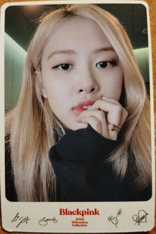 Photocard  BLACKPINK  2020 welcoming collection  Rose