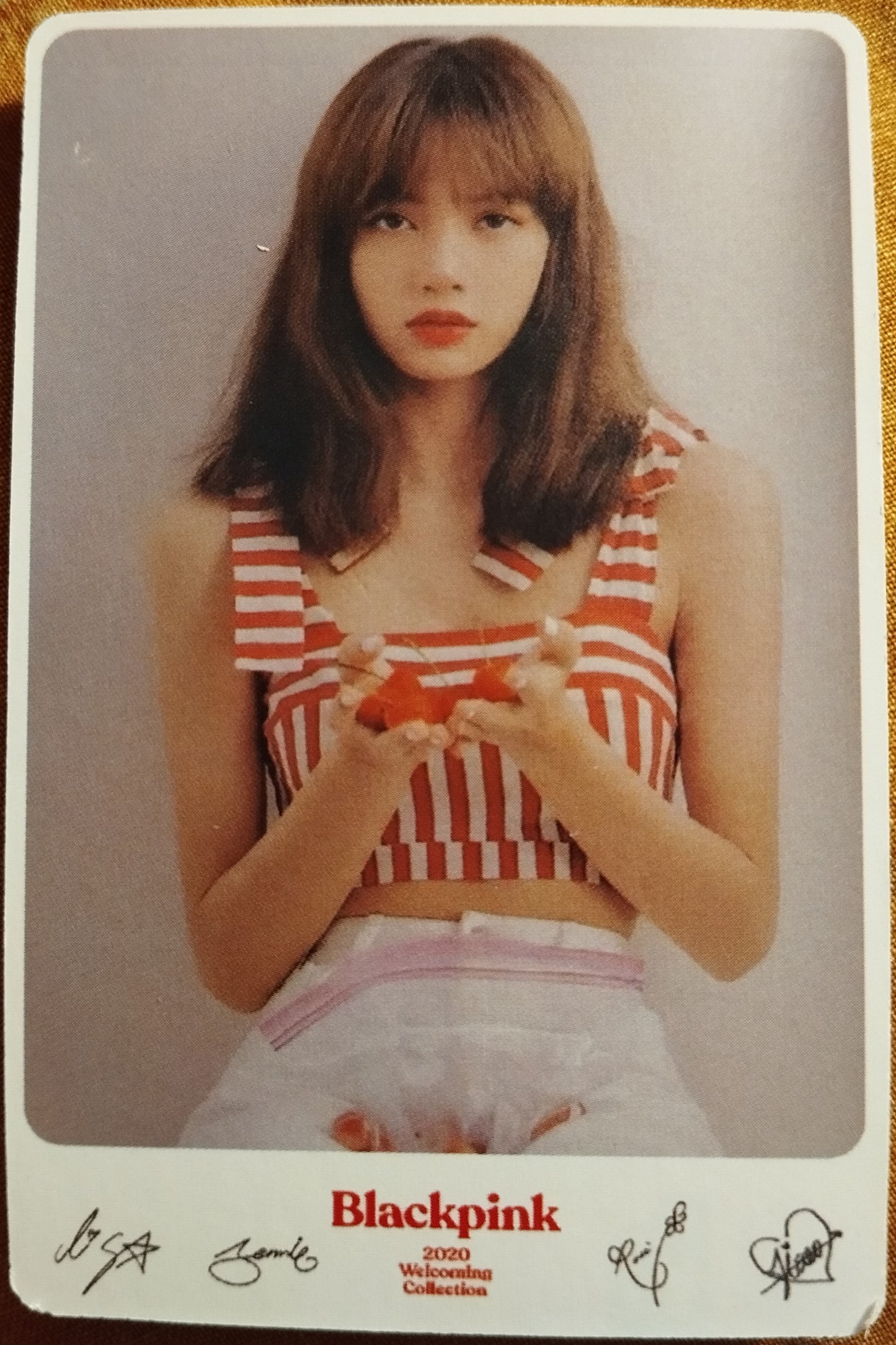 Photocard au choix BLACKPINK 2020 welcoming collection Lisa