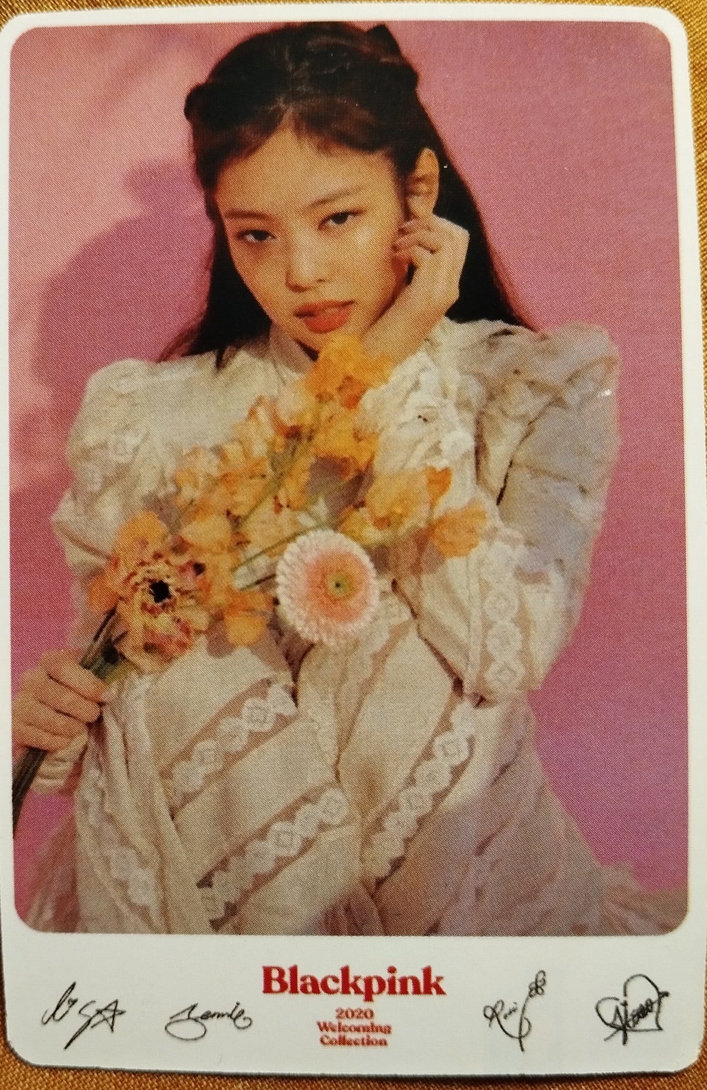 Photocard BLACKPINK 2020 welcoming collection Jennie