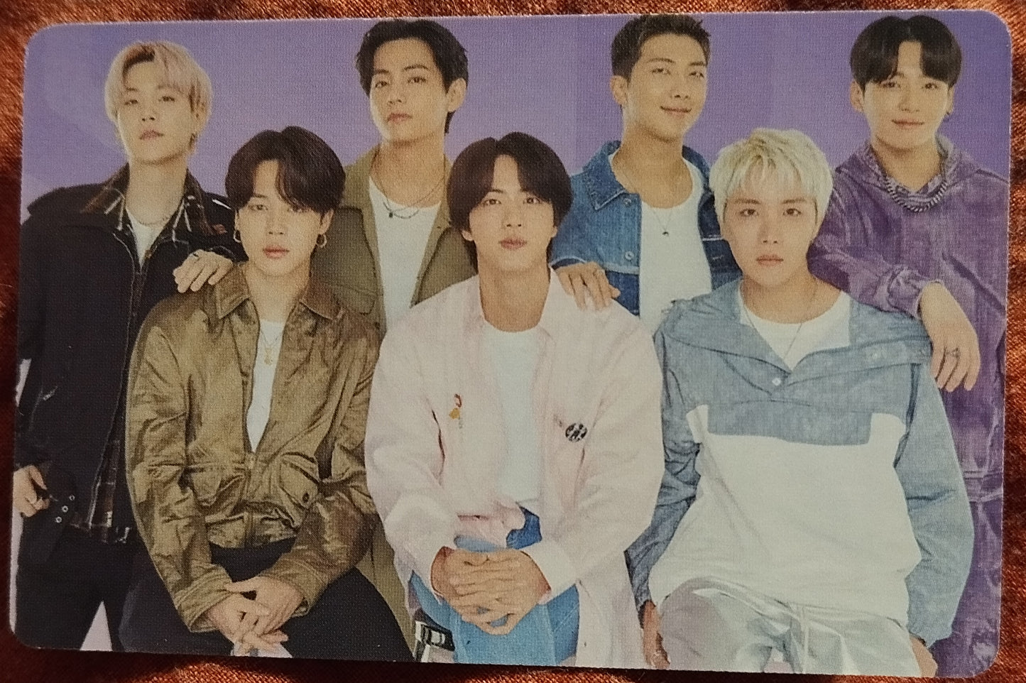 Photocard BTS 9th anniversary