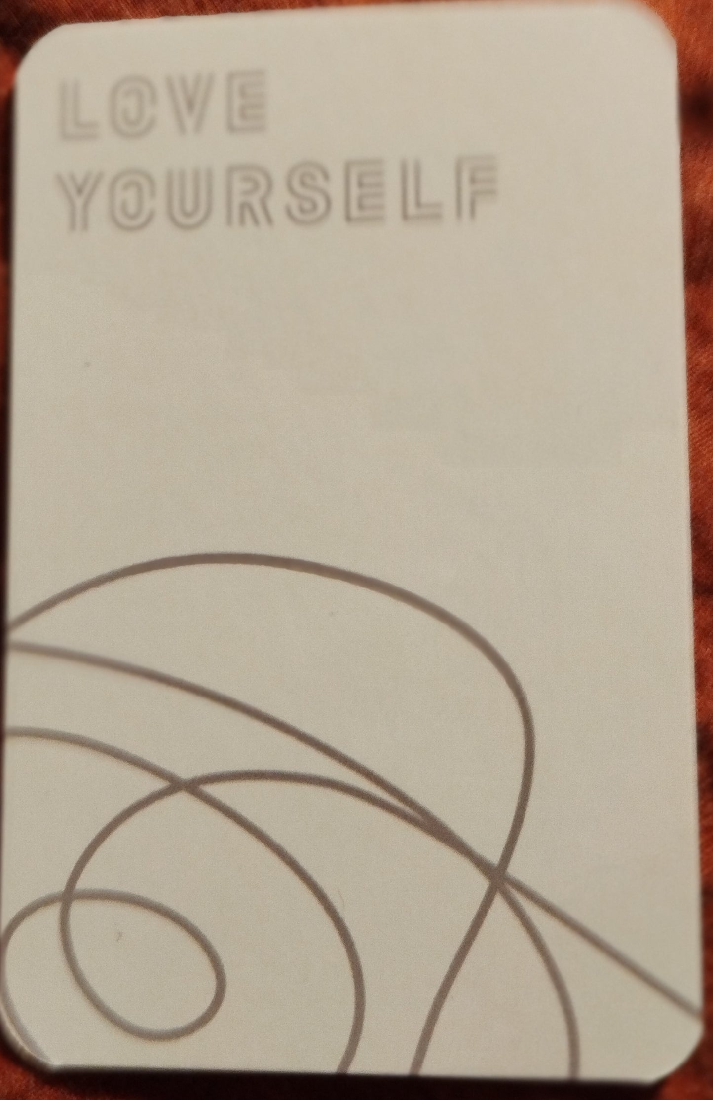 Photocard au choix BTS Love yourself Jin
