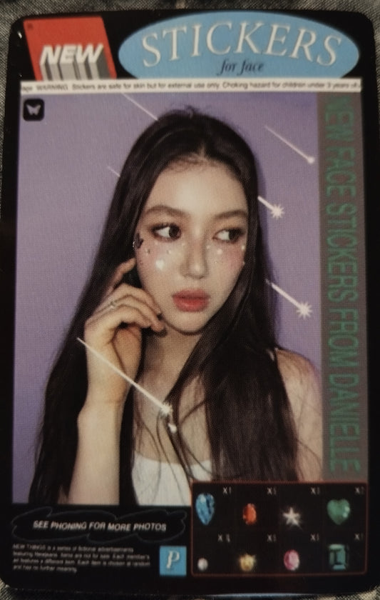 Photocard NEWJEANS Attention, hype boy, cookie, hurt  Danielle