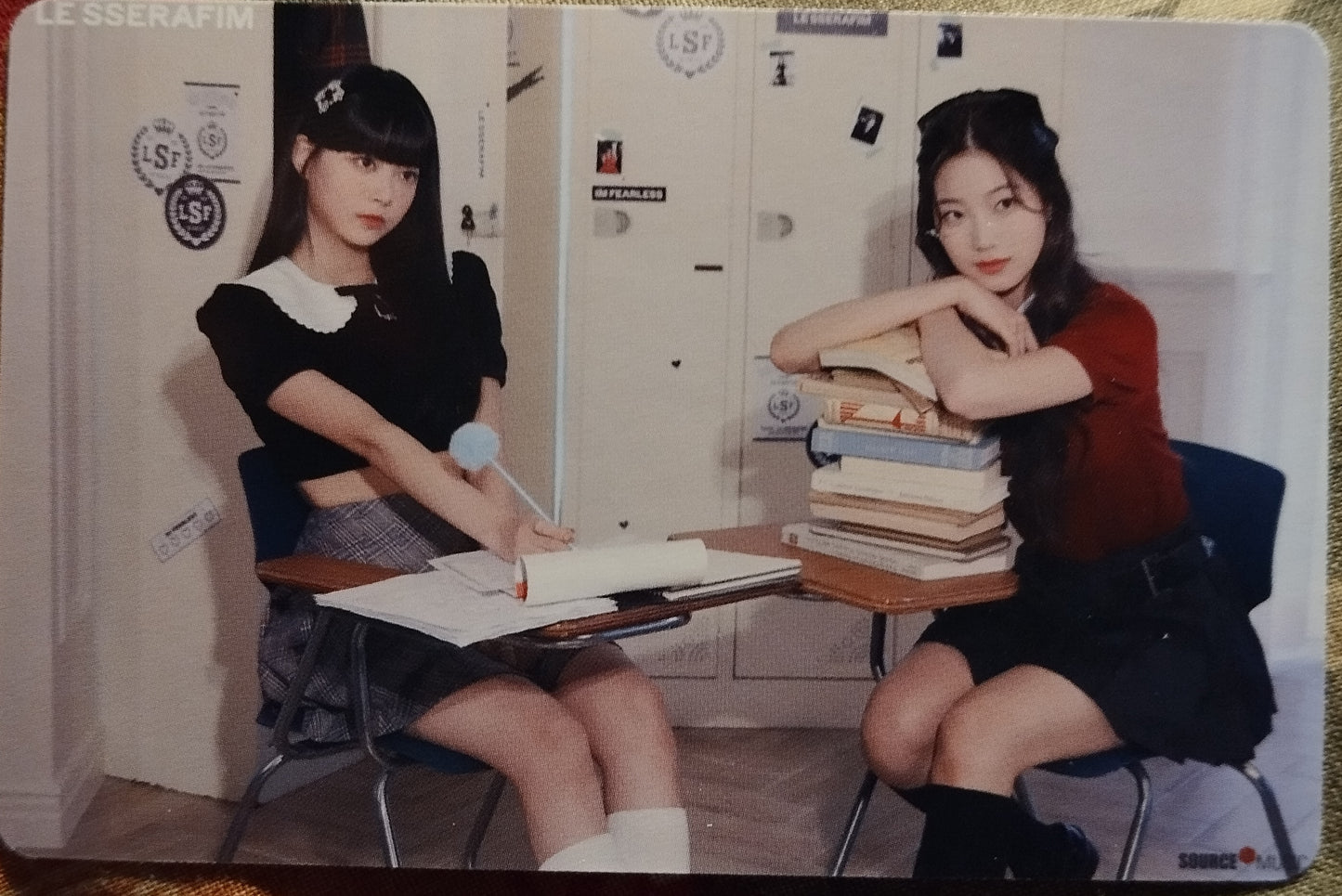 Photocard LE SSERAFIM Season's greetings Class of 2023 Eunchae Kazuha