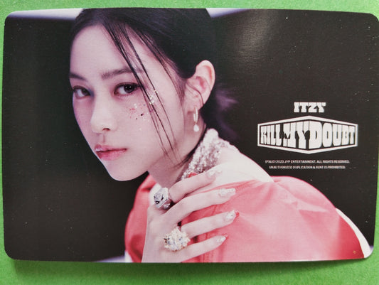 Photocard  ITZY  Kill my doubt Showcase Ryujin