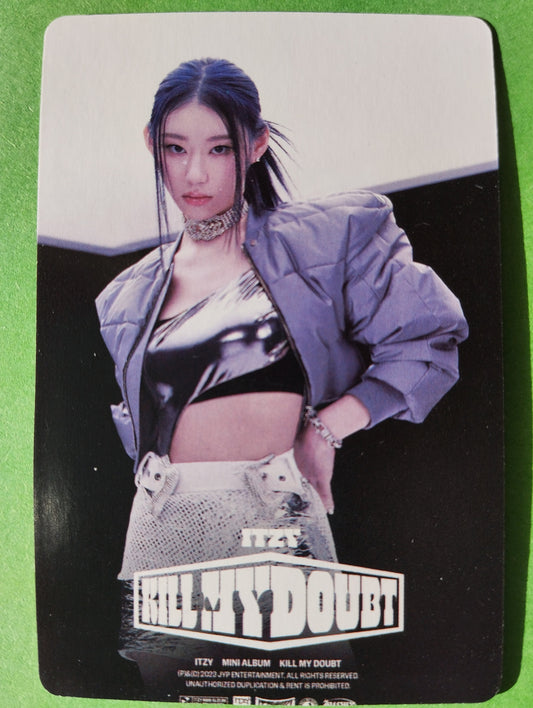 Photocard  ITZY  Kill my doubt Showcase Chaeryeong