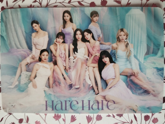 Photocard TWICE Hare hare Japan 10th single