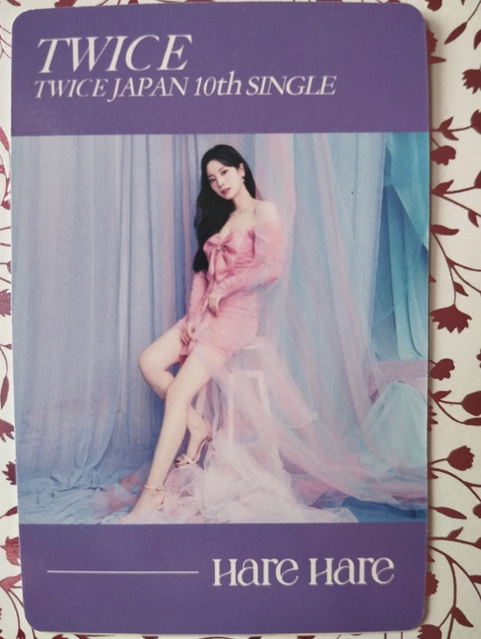 Photocard TWICE Hare hare Japan 10th single Dahyun