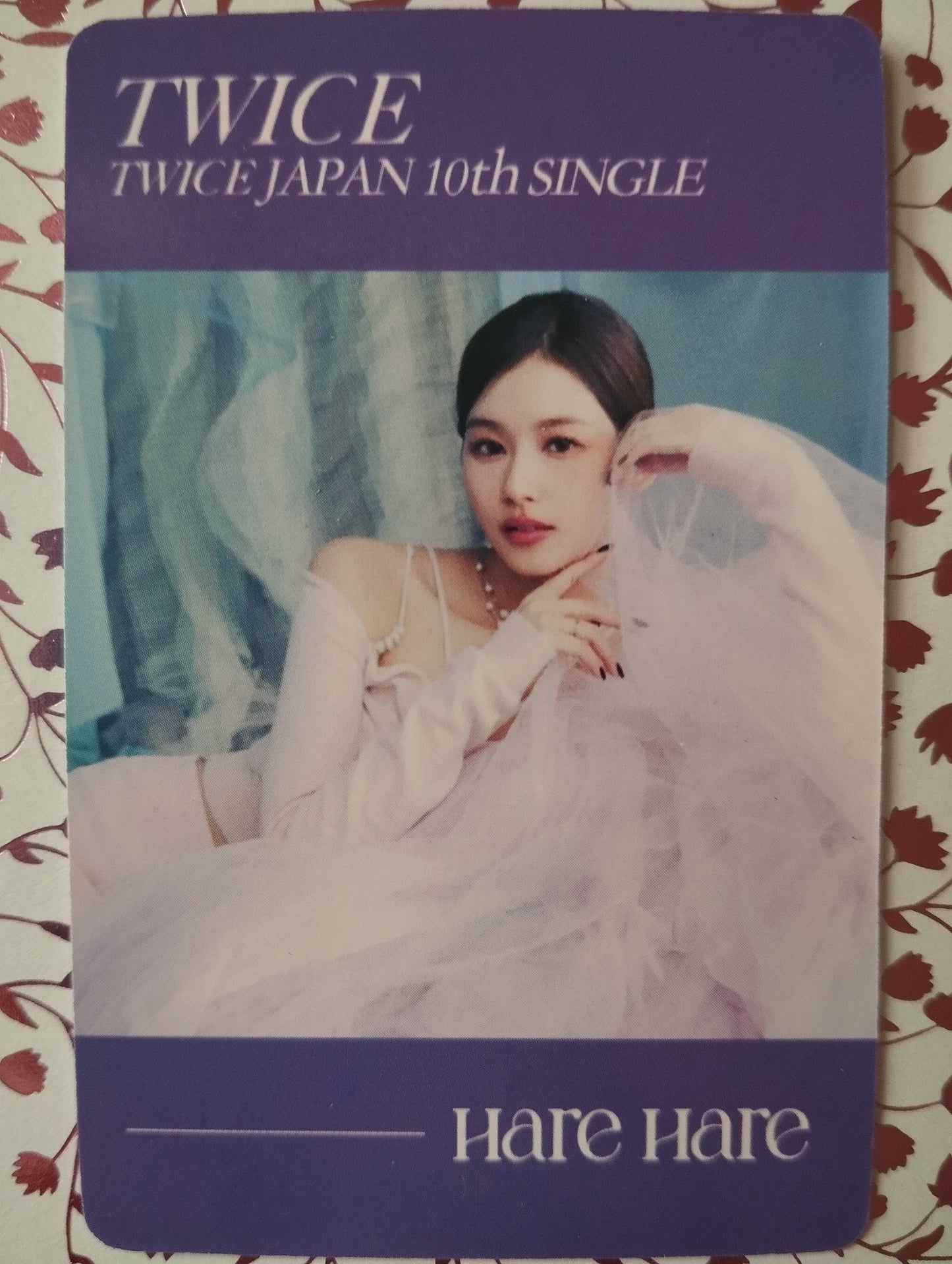 Photocard TWICE Hare hare Japan 10th single Sana