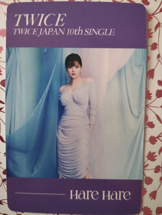 Photocard TWICE Hare hare Japan 10th single Jeongyeon