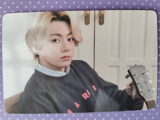 Photocard BTS 2022 January issue Jungkook