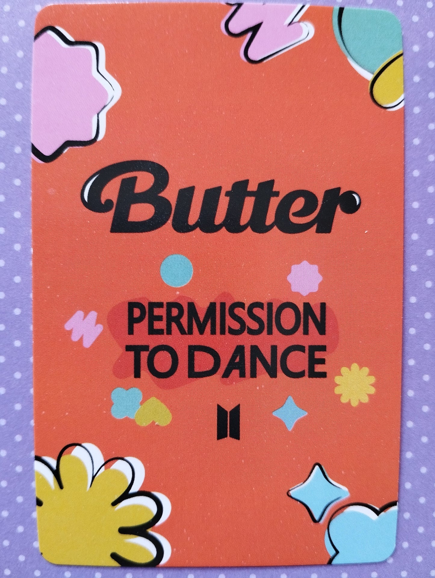 Photocard  BTS  Permission to dance butter  Jungkook