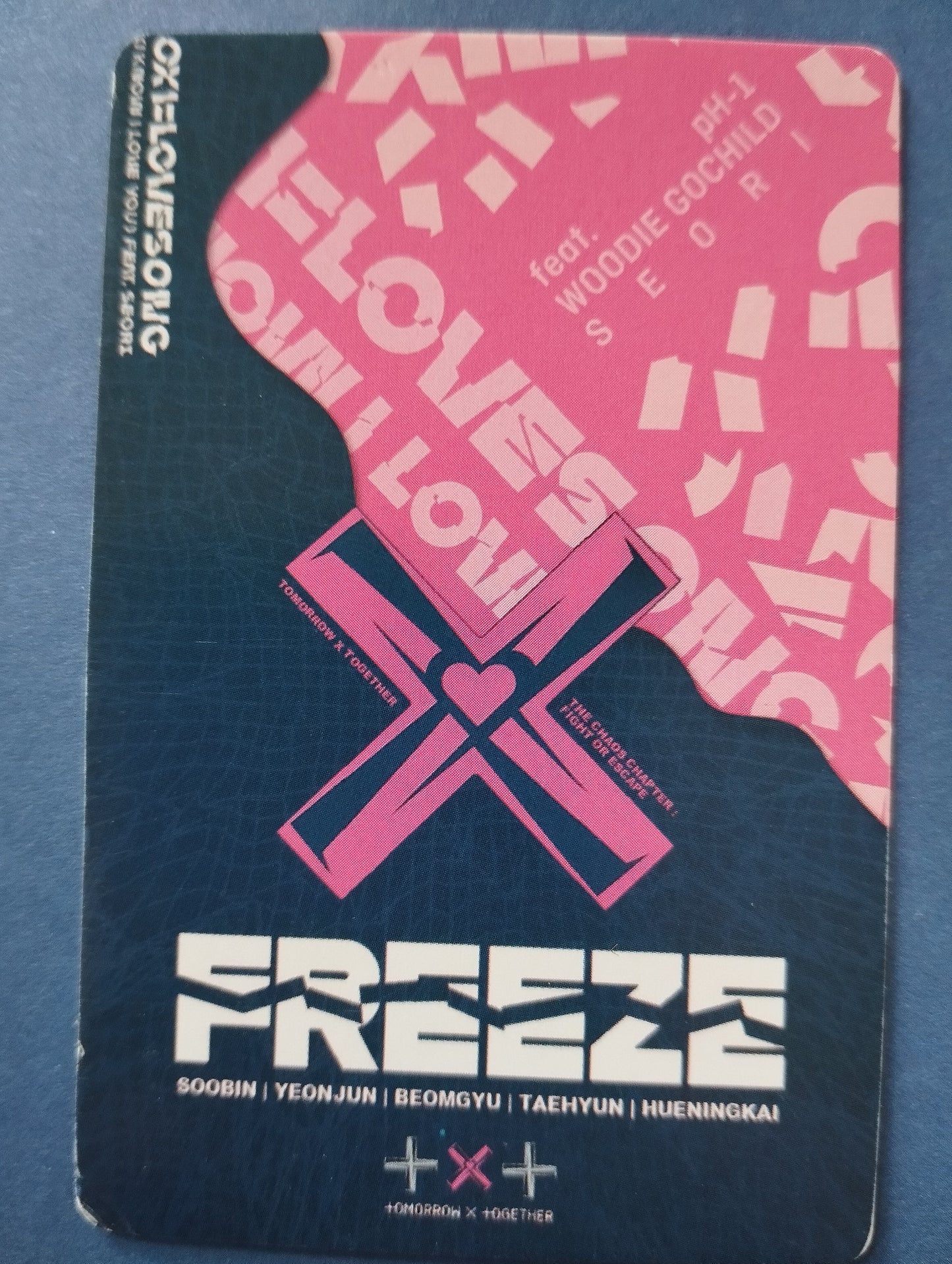 photocard TXT  Freeze