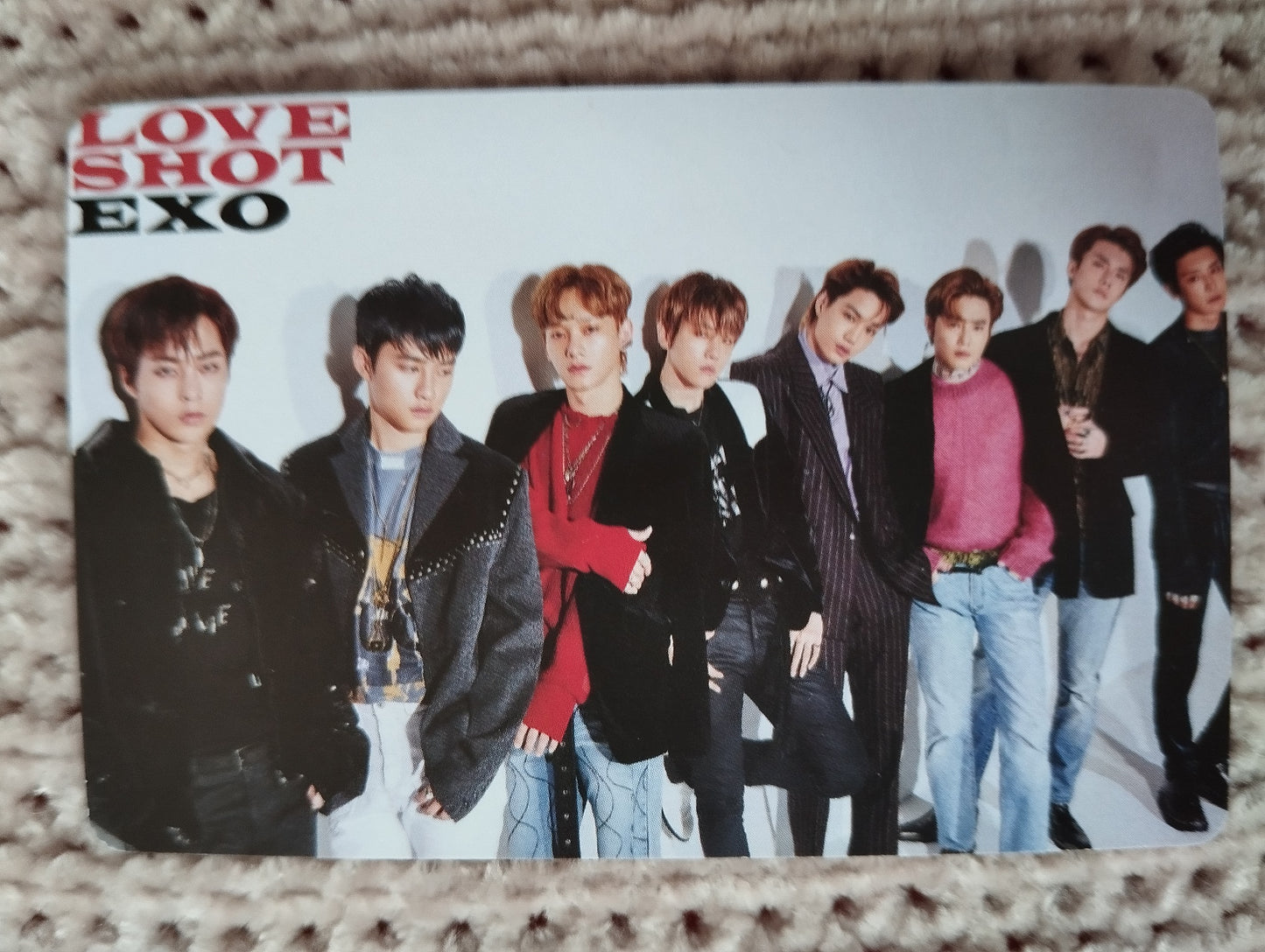 Photocard   EXO 2024 Season s greetings Valentine's day at school