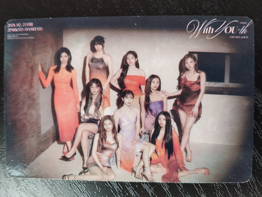 Photocard   TWICE 13th Mini album With you