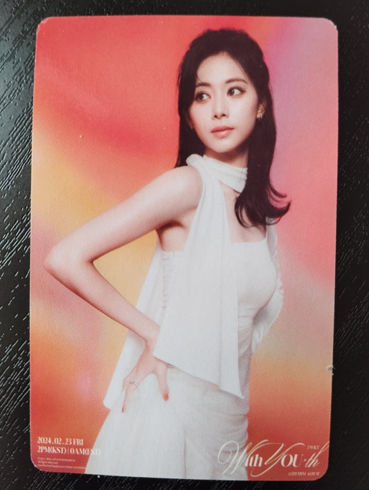 Photocard   TWICE 13th Mini album With you Tzuyu