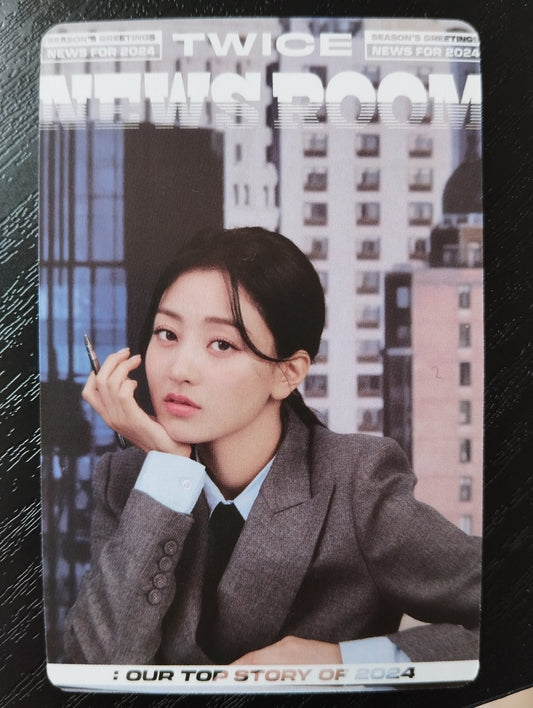 Photocard   TWICE 2024 Season's greetings News room Jihyo