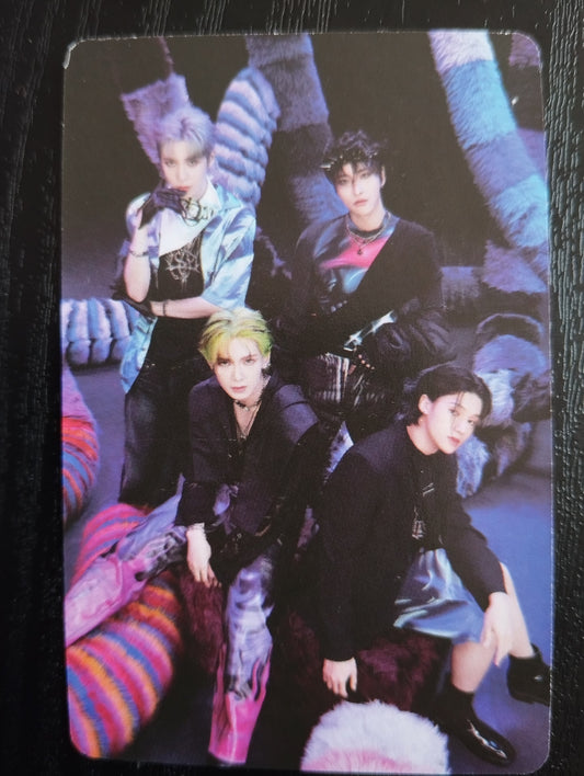 Photocard   ATEEZ  The World Ep. Fin : Will Yunho Yeosang Seonghwa Wooyoung