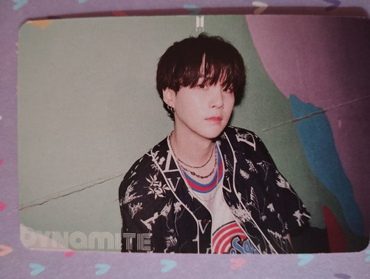 Photocard BTS Dynamite Suga